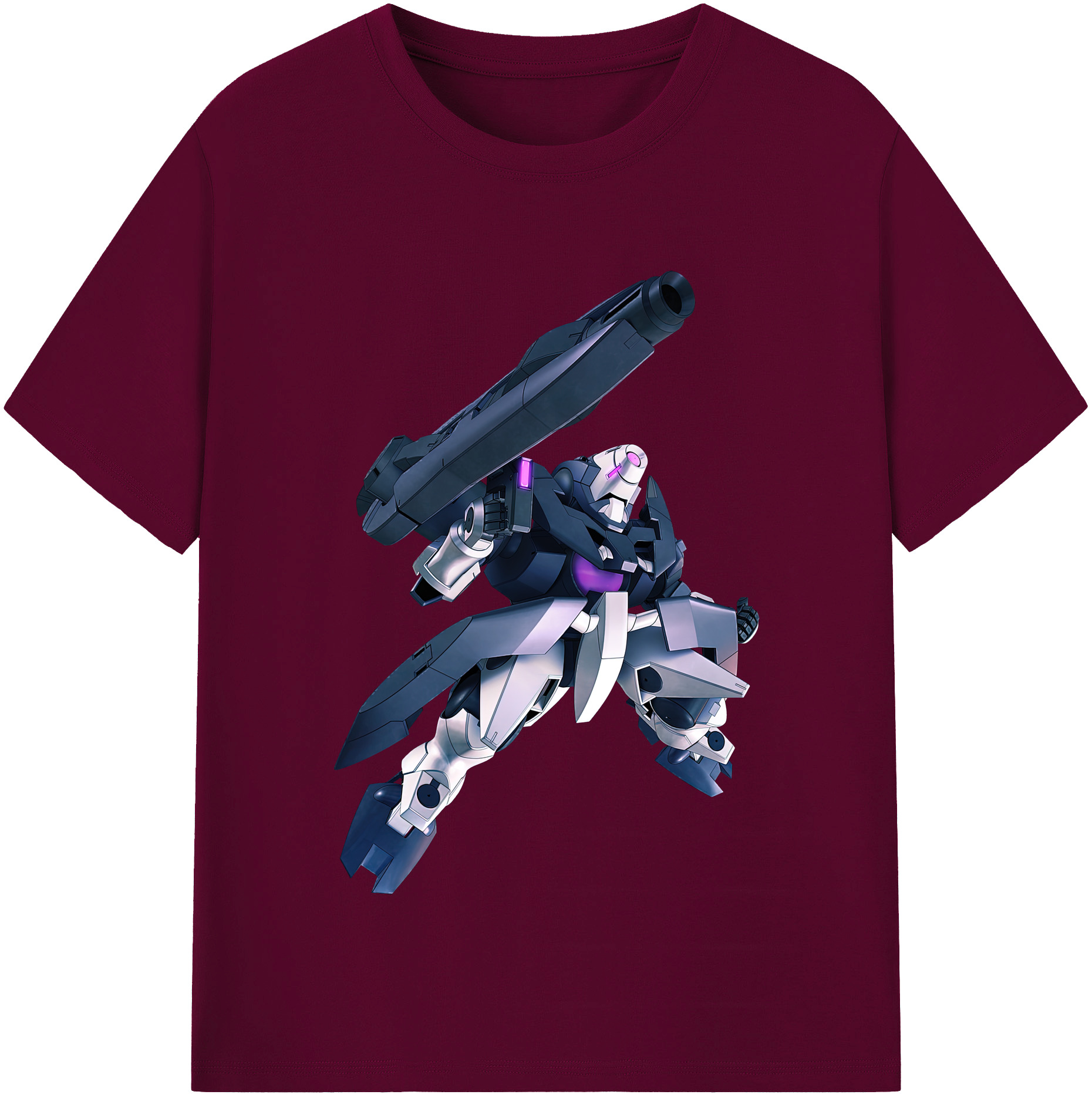 （画像用） 機動戦士ガンダム Mobile Suit Gundam レディースカジュアルプリントTシャツ（綿100％）